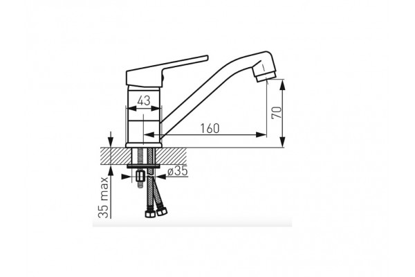 Смеситель FERRO SMILE BSM2A