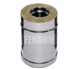 Труба FERRUM Ø 115-200 L 0,5m (430/0,5mm)