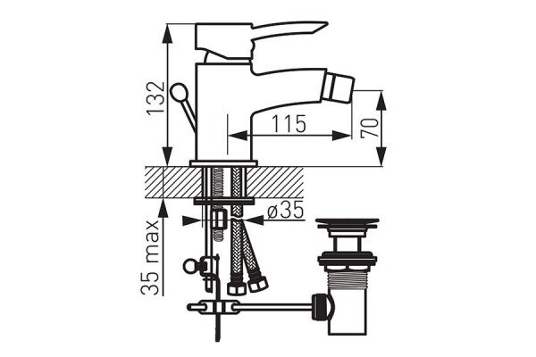 Смеситель FERRO MODENA BTM6