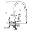 Смеситель FERRO PAESESE Inox BPE4