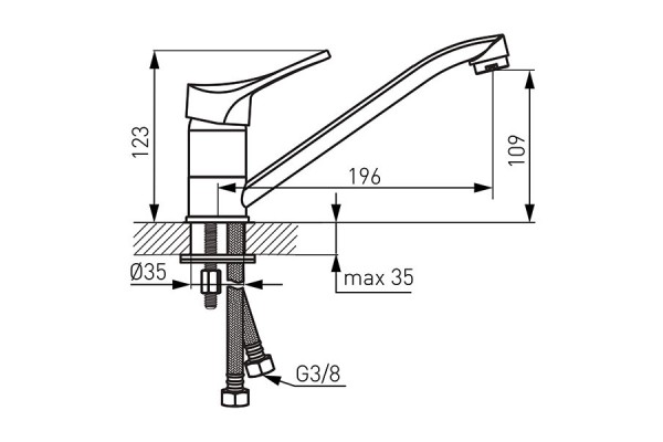 Смеситель FERRO STILLO BSL4