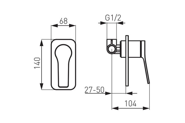 Смеситель FERRO STRATOS BSC7PABL