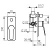 Смеситель FERRO STRATOS BSC7PBL