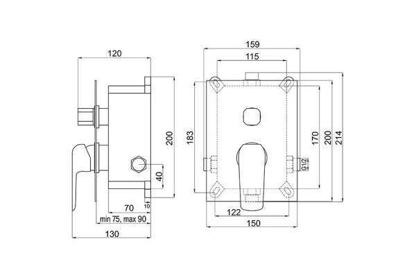 Смеситель FERRO TINA BOX38051R.0