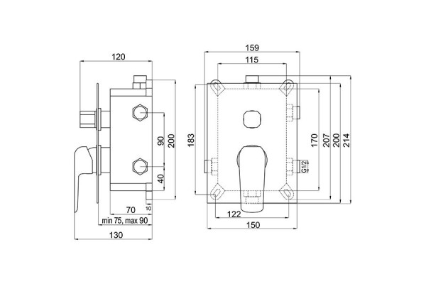 Смеситель FERRO TINA BOX38051RX.0