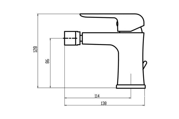 Смеситель FERRO TINA WHITE 38011.1