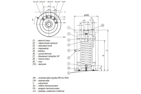 SWK Termo Top -140 L