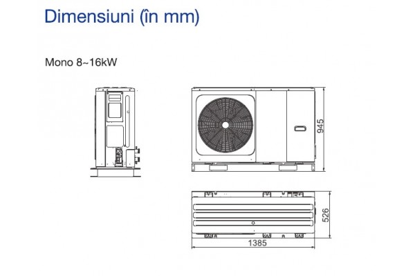 Monobloc HYHC-V14W/D2RN8-BER90HYHC T