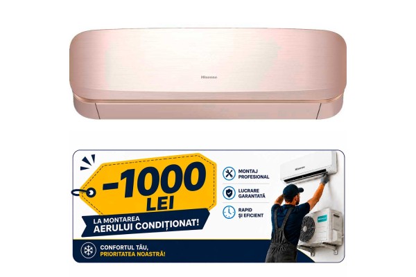 Hisense Fresh Air QJ35XJ3GG/EW 12000 BTU Gold
